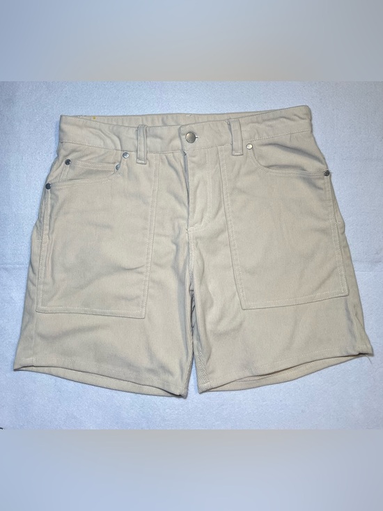 Wesc Other - WeSC Stockholm Men’s Corduroy Utility Op Pocket Shorts, Cream/Biege,Size 30
